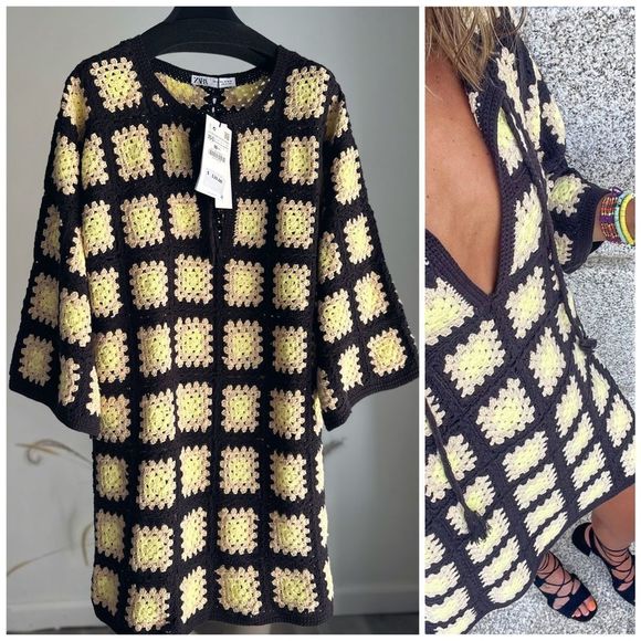 Zara Dresses & Skirts - Zara Limited Edition Crochet Dress New